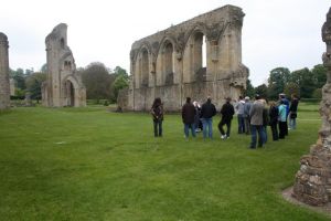 part of Glastonbury Abbey.  Hard to show how big it really was.